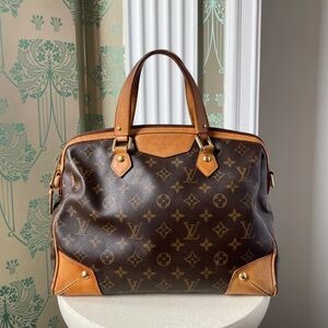 Louis Vuitton Monogram Retiro PM Tote Shoulder Bag MB2173